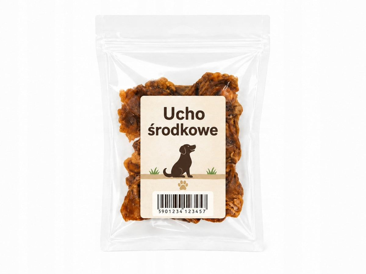 Beef Ear Middle Natural Dog Treat 200g