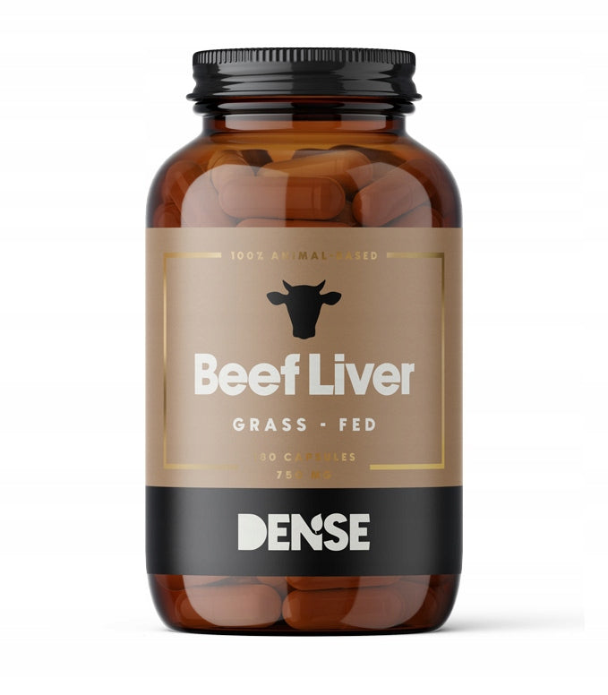 Beef Liver from Fed Cows in Meadows 180 kaps. Dense