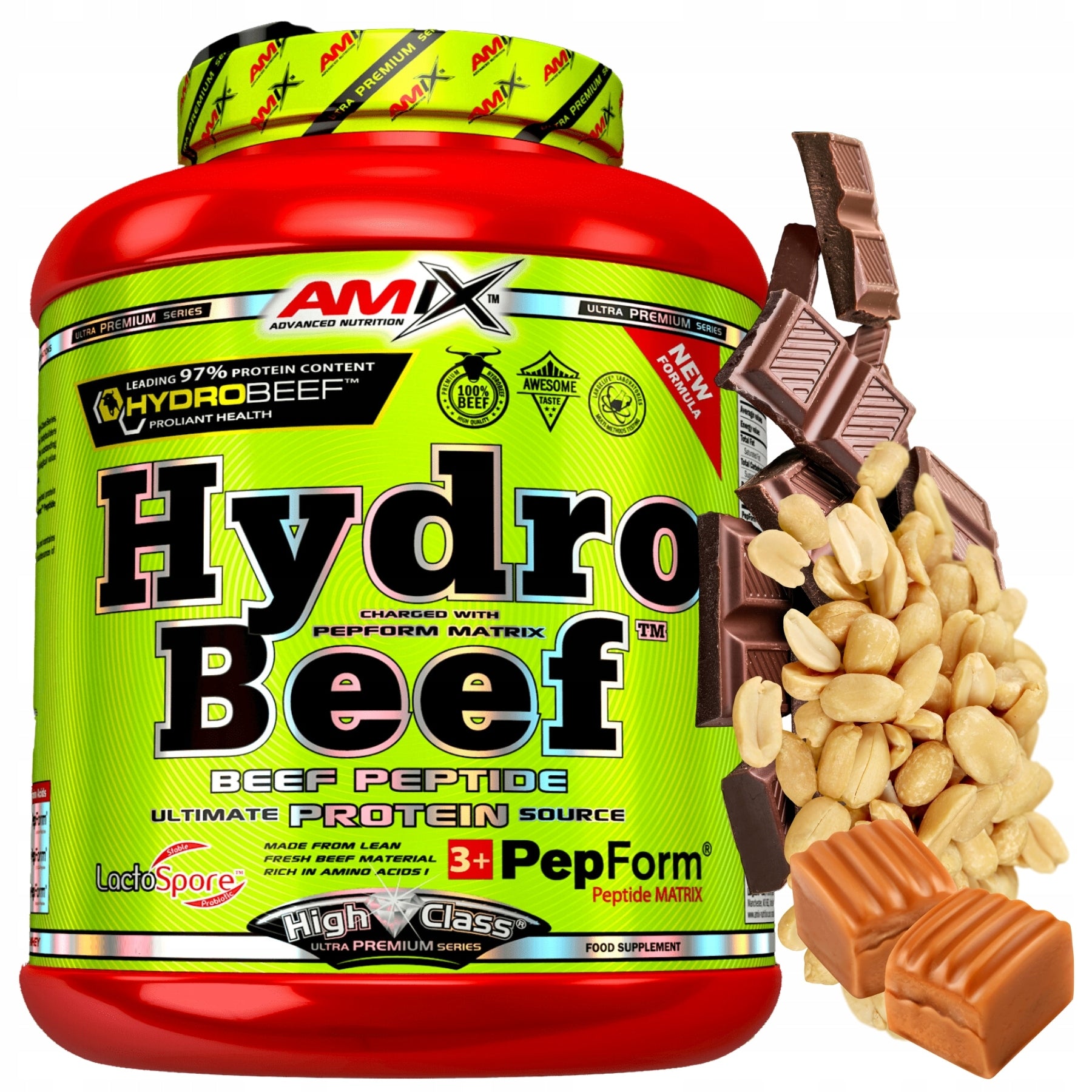 Beef Protein Hydrolyzate Amix Hydro Beef Protein 2000g Beef Collagen Expiration date at least six months from the date of purchase