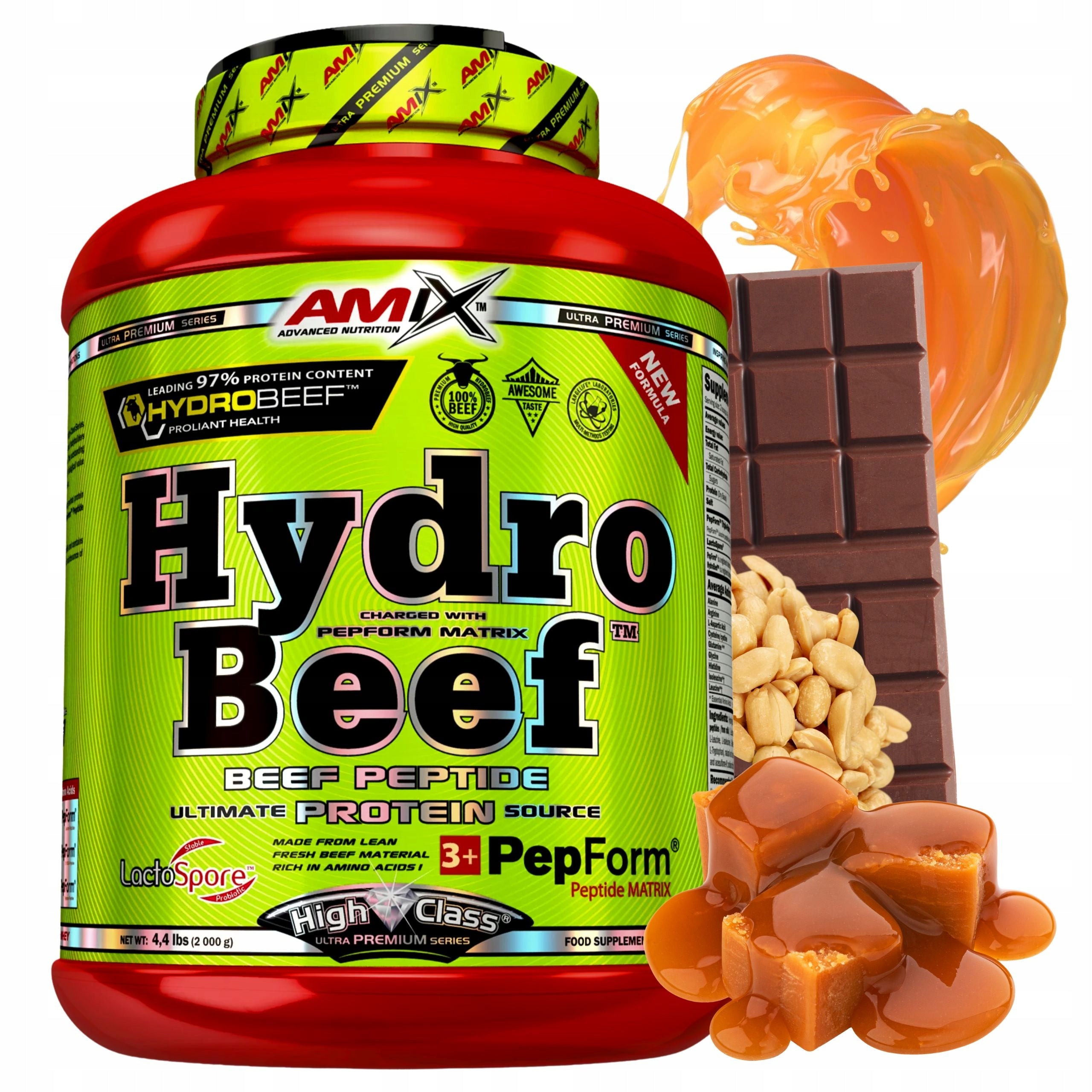 Beef Protein Hydrolyzate Amix Hydro Beef Protein 2000g Beef Collagen