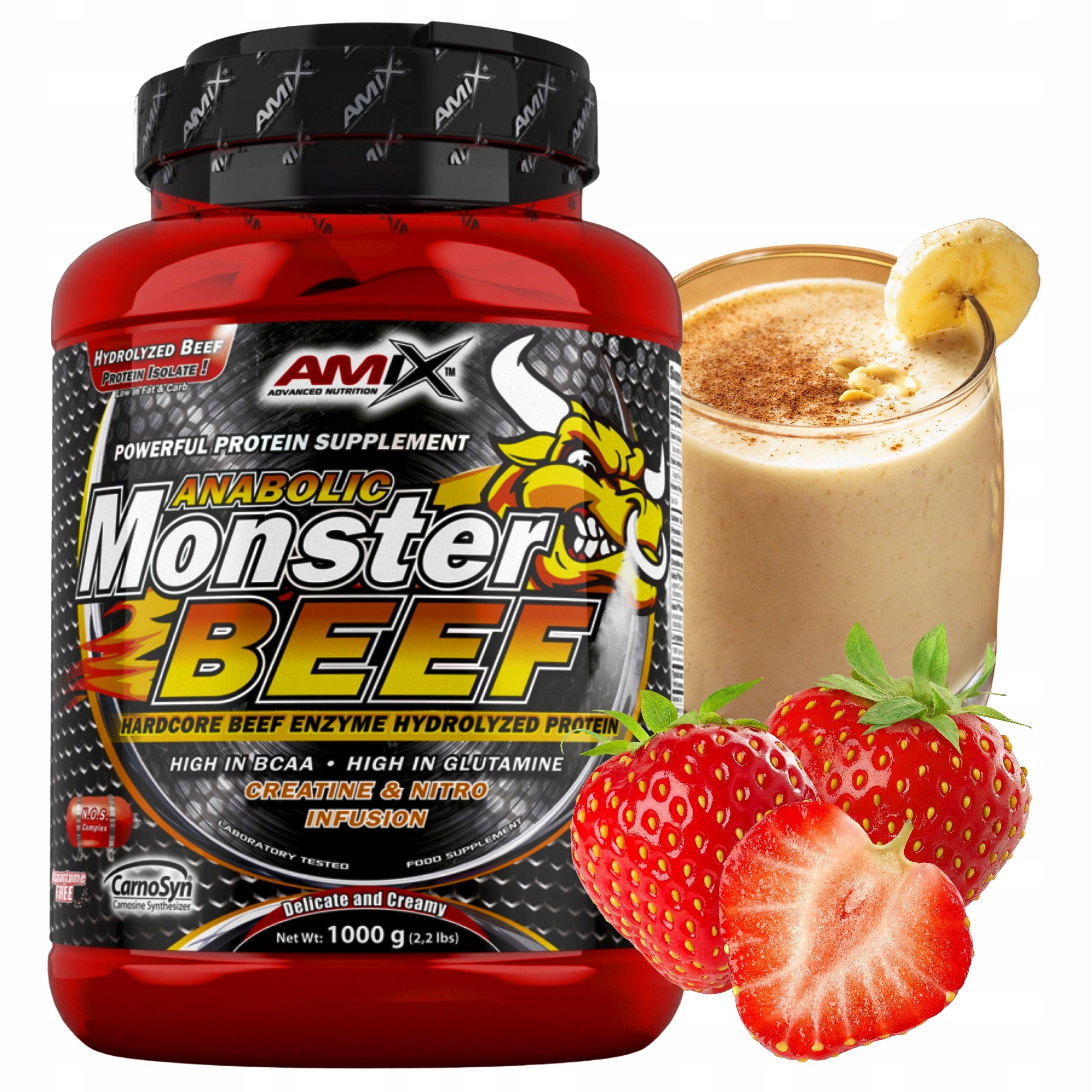 Beef protein nutrient lactose-free MONSTER BEEF PROTEIN 1kg