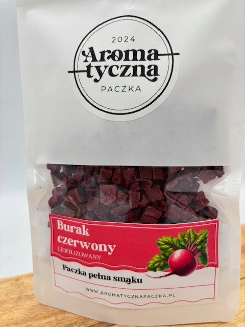 Beetroot Red Freeze-Dried 25g Dried Natural Bio Aromatic Pack Packaging status original