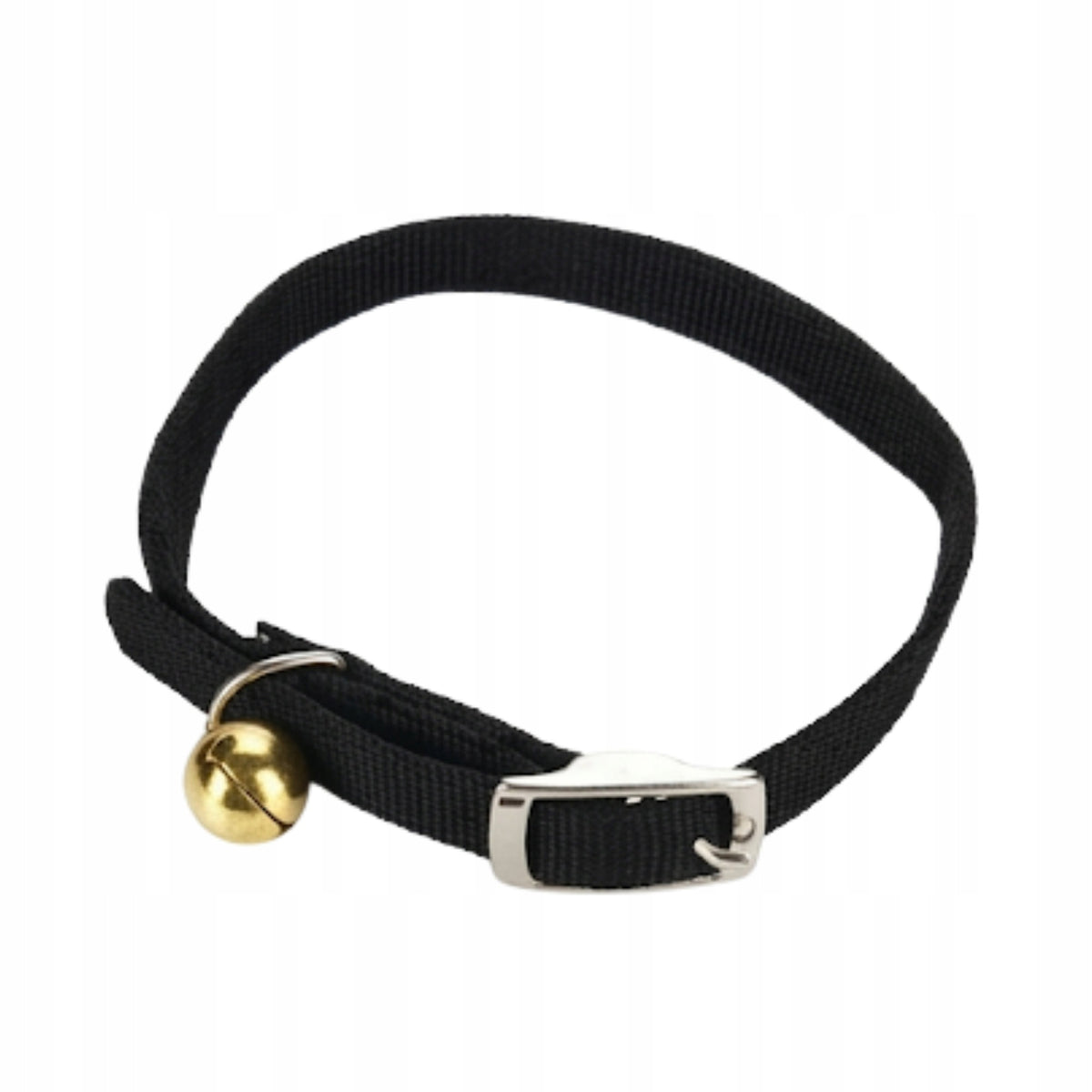 Beeztees Cat Collar - With Bell Black 30cm