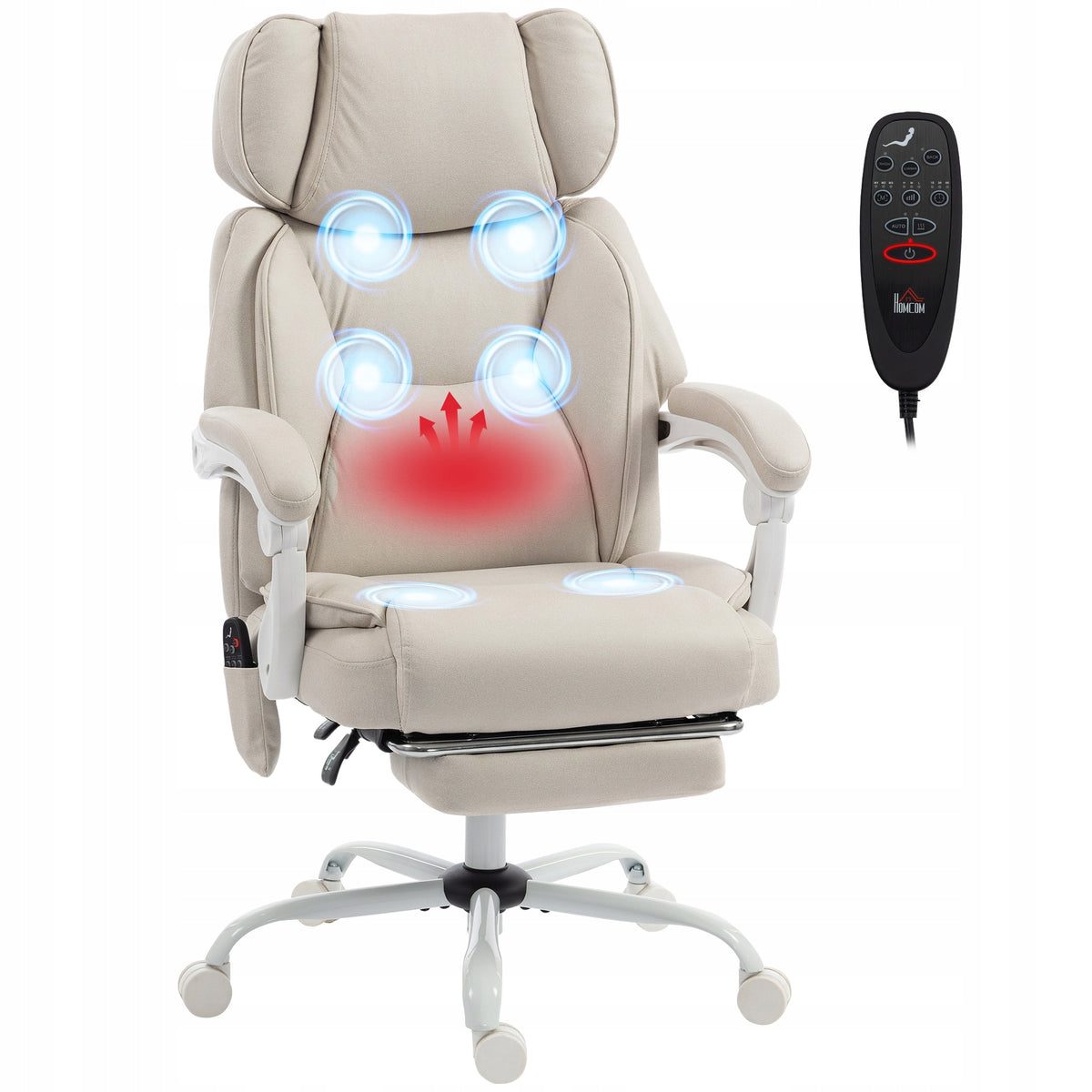 Beige Swivel Armchair
