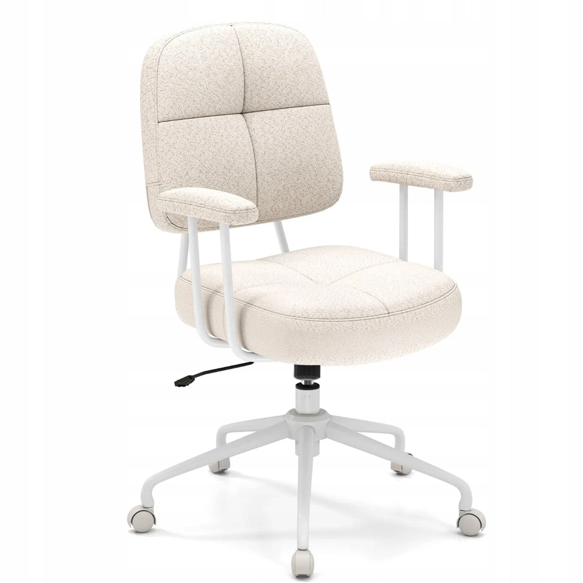 Beige swivel chair