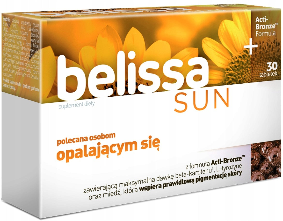 Belissa Sun for people sunbathing beta-carotene 30 tablets