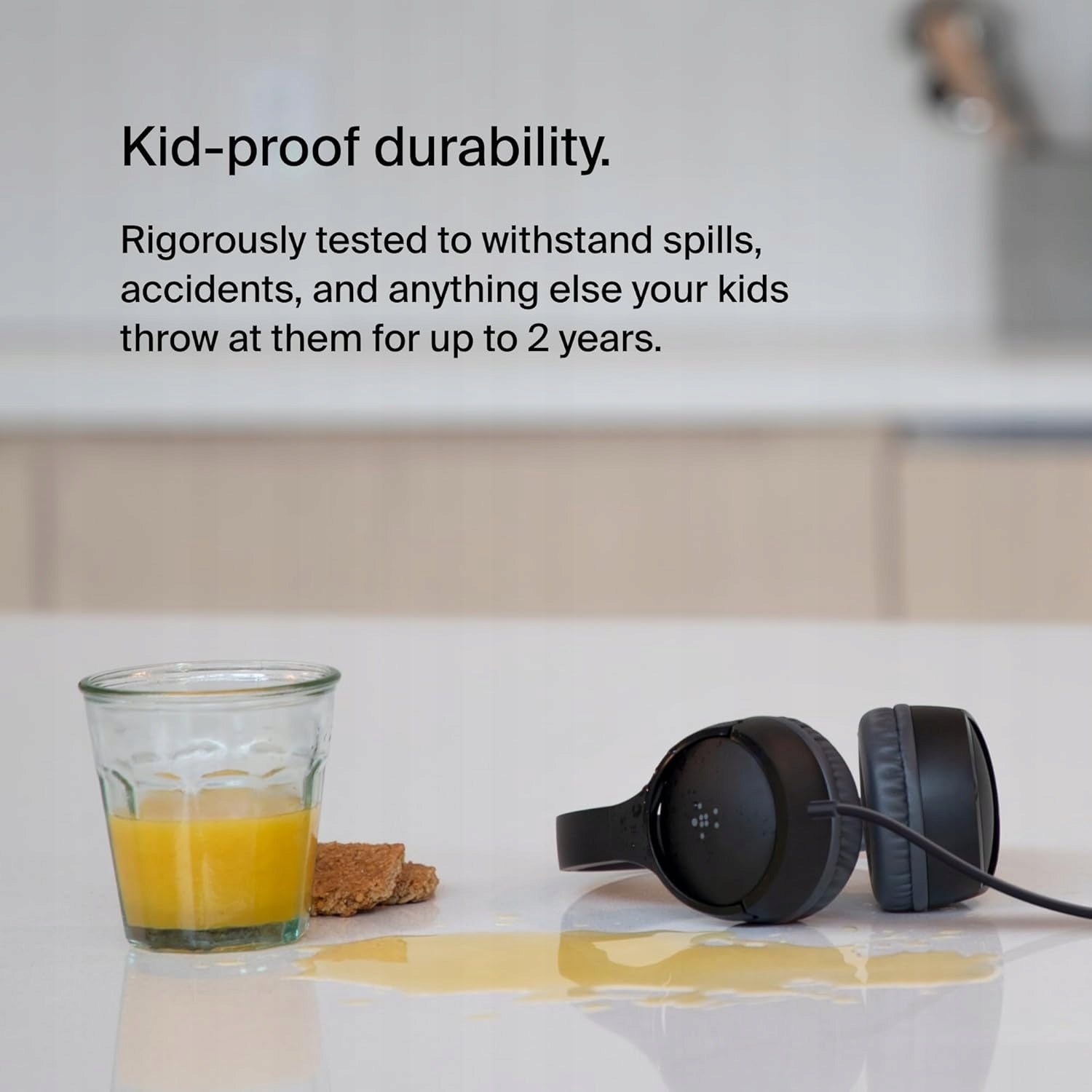 Belkin SOUNDFORM Mini Wired Headphones for Kids 85dB Microphone Durable 3.5mm Model other