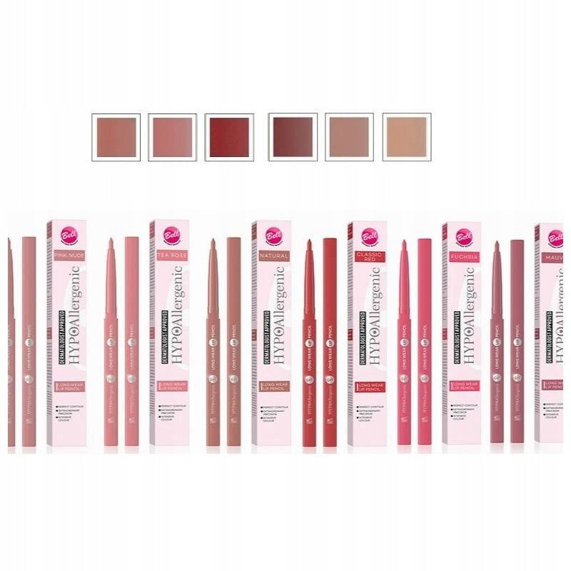 Langanhaltender Lippenstift Bell Lip Pencil 04 Classic Red, 0,3 g 