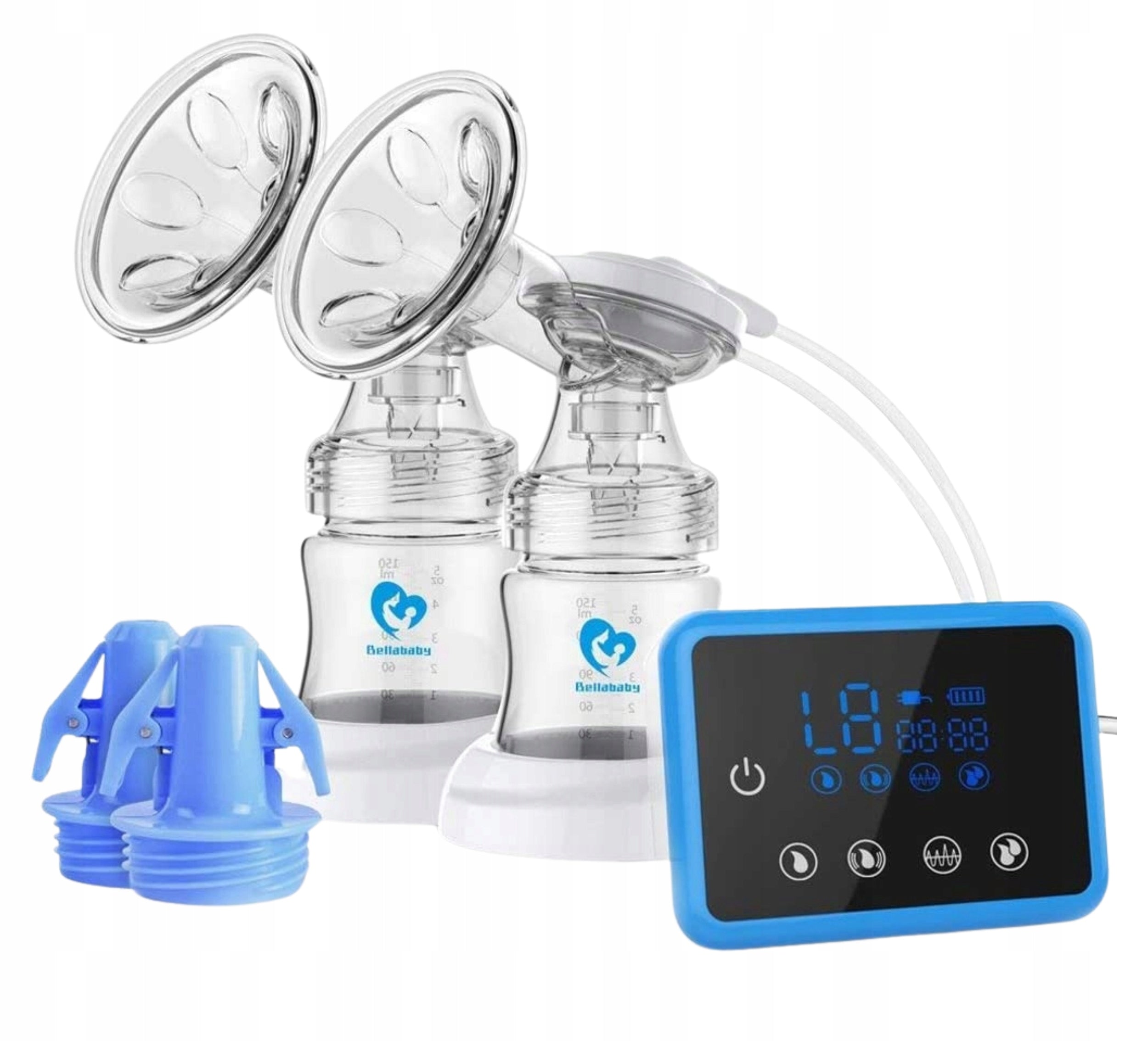 Bellababy Wireless USB LCD 2200mAh Dual Electric Breast Pump Medical device no