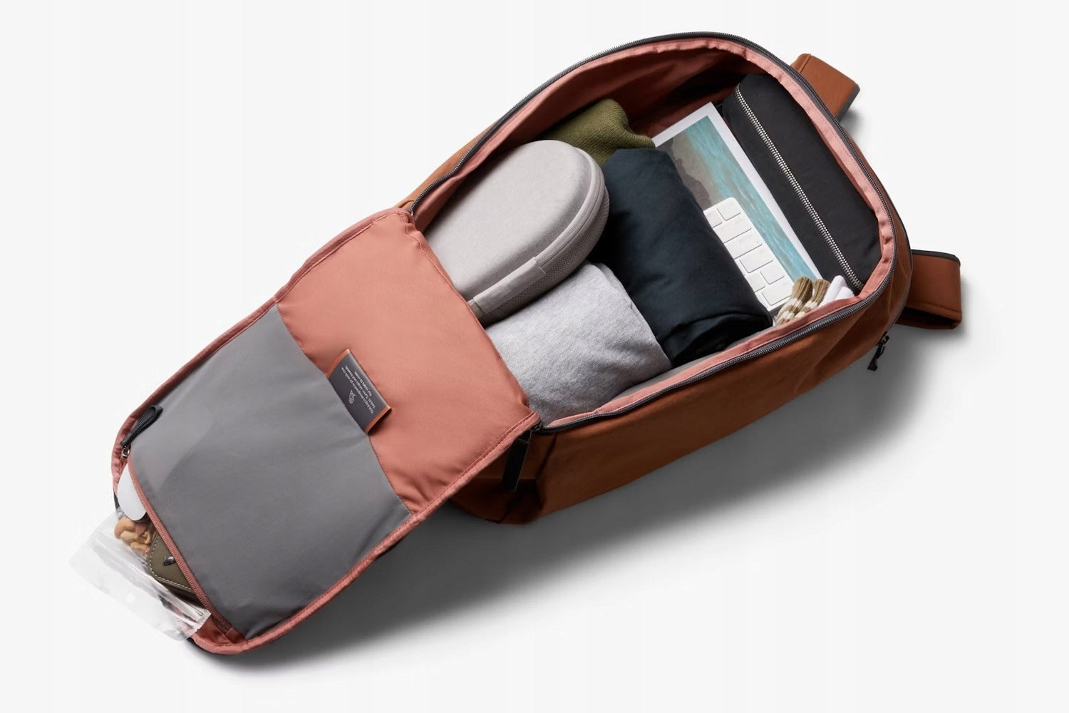 Bellroy Travel Backpack for Laptop and Akcesoria Transit Workpack 20L, Brown Brand no brand