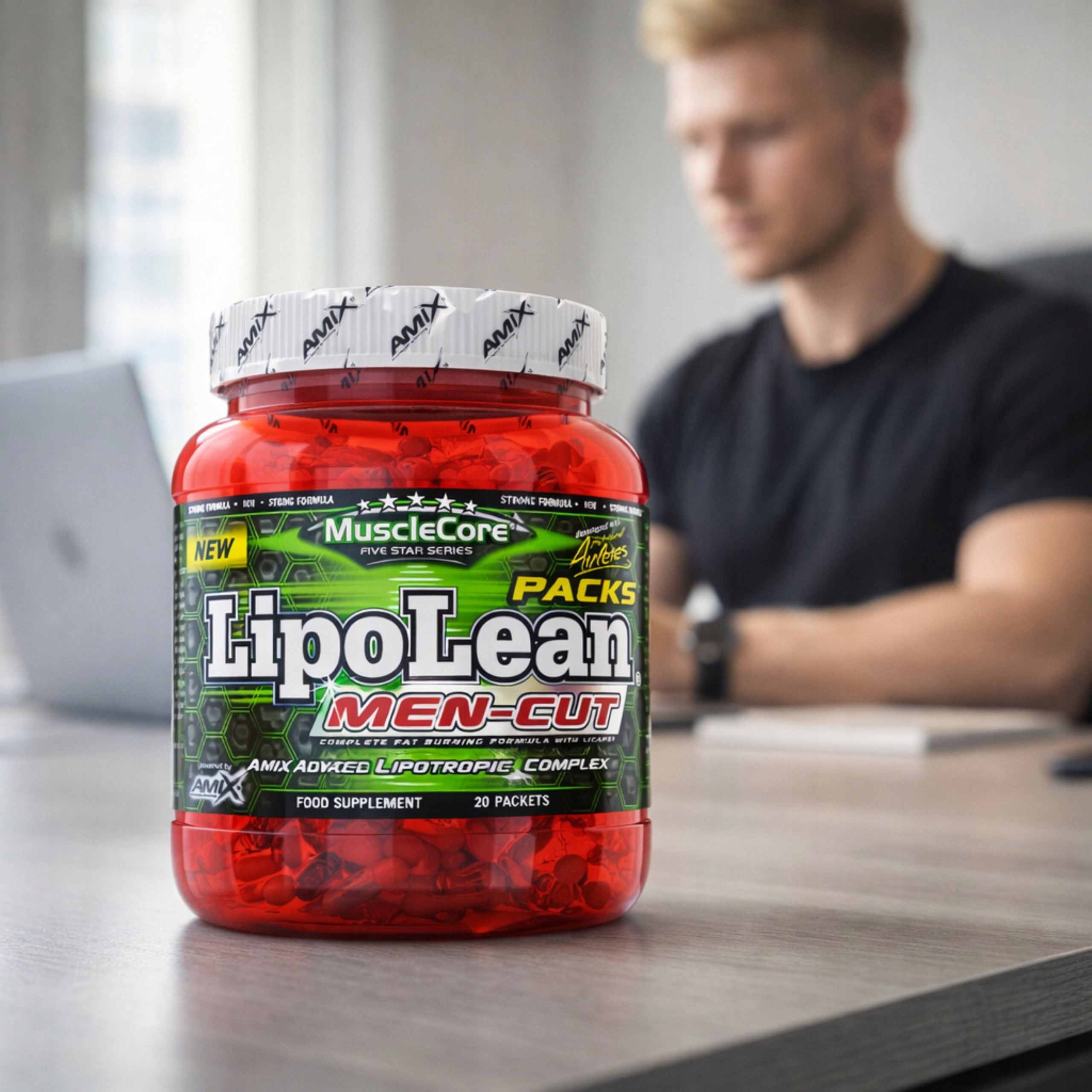 Belly Fat Burner for Men Synephrine Caffeine HCA 20 Sachets Expiration date at least six months from the date of purchase