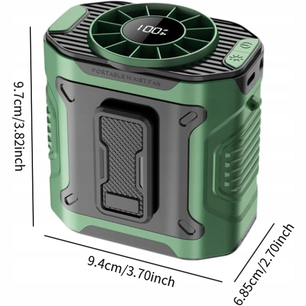 Belt Fan, Portable, For Construction Site, Outdoor And Camping Packaging status original