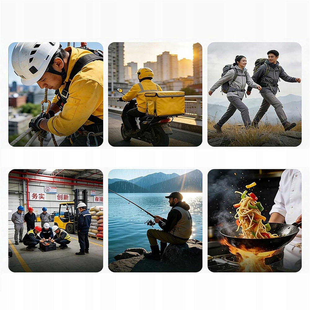 Belt Fan, Portable, For Construction Site, Outdoor And Camping Power supply rechargeable battery