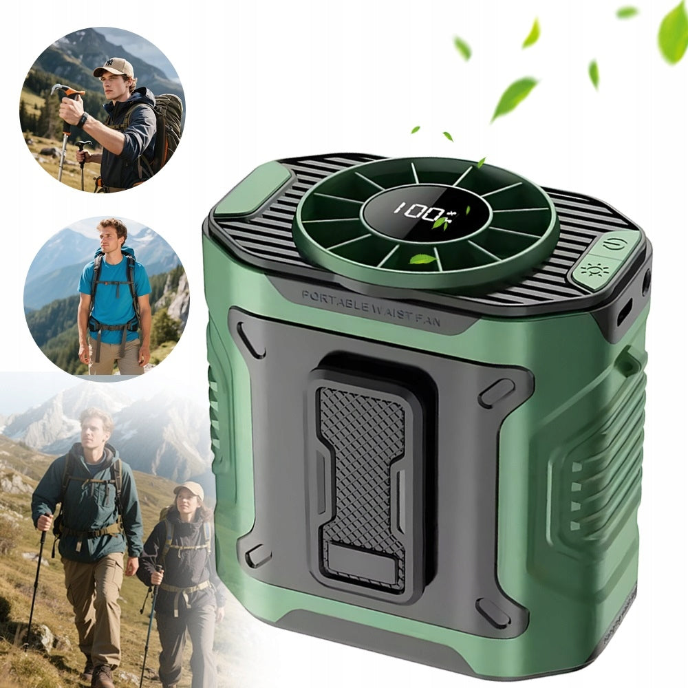 Belt Fan, Portable, For Construction Site, Outdoor And Camping