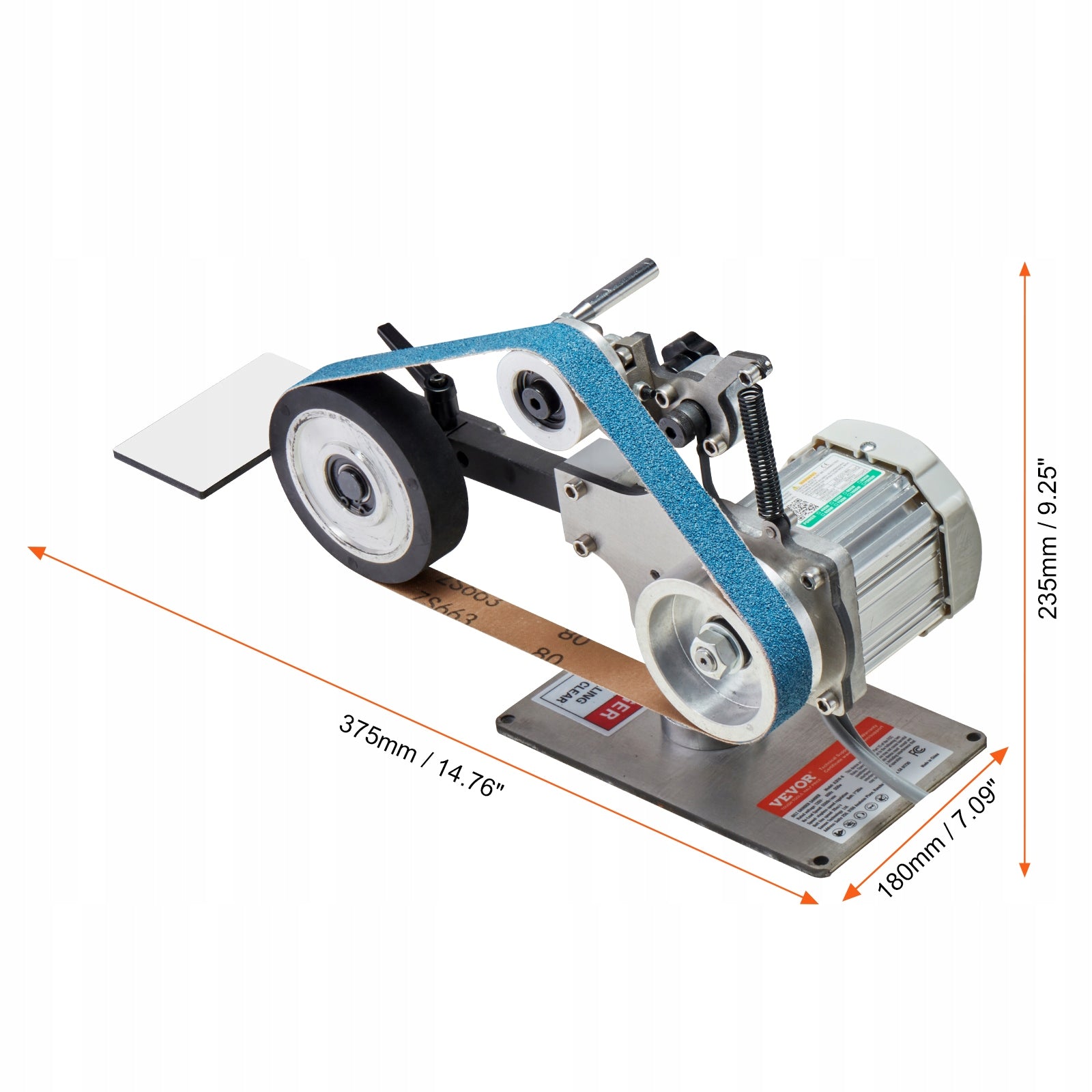 Belt Sander 550W 762x25,4MM For Metalworking And Knife Making Manufacturer code SDMC550W301ITG