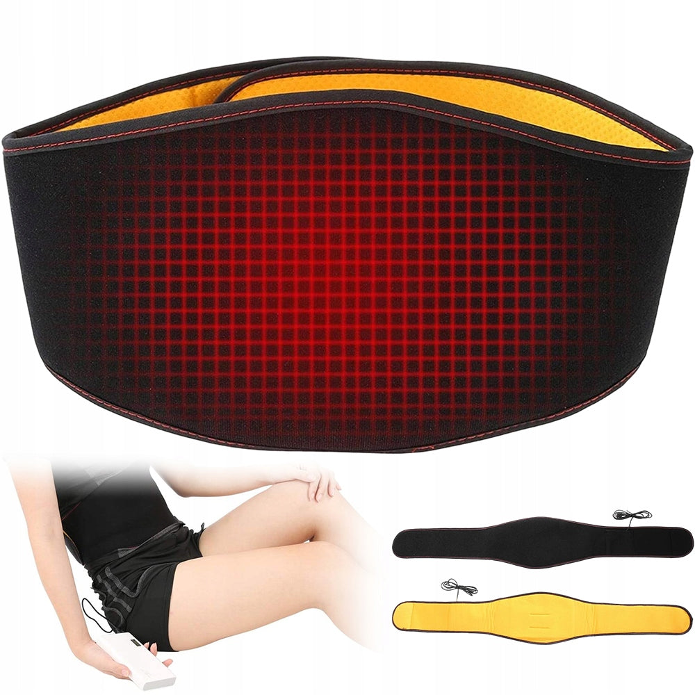 Belt for Folding Heating Lower Back Heated Pad Massager Medical device no