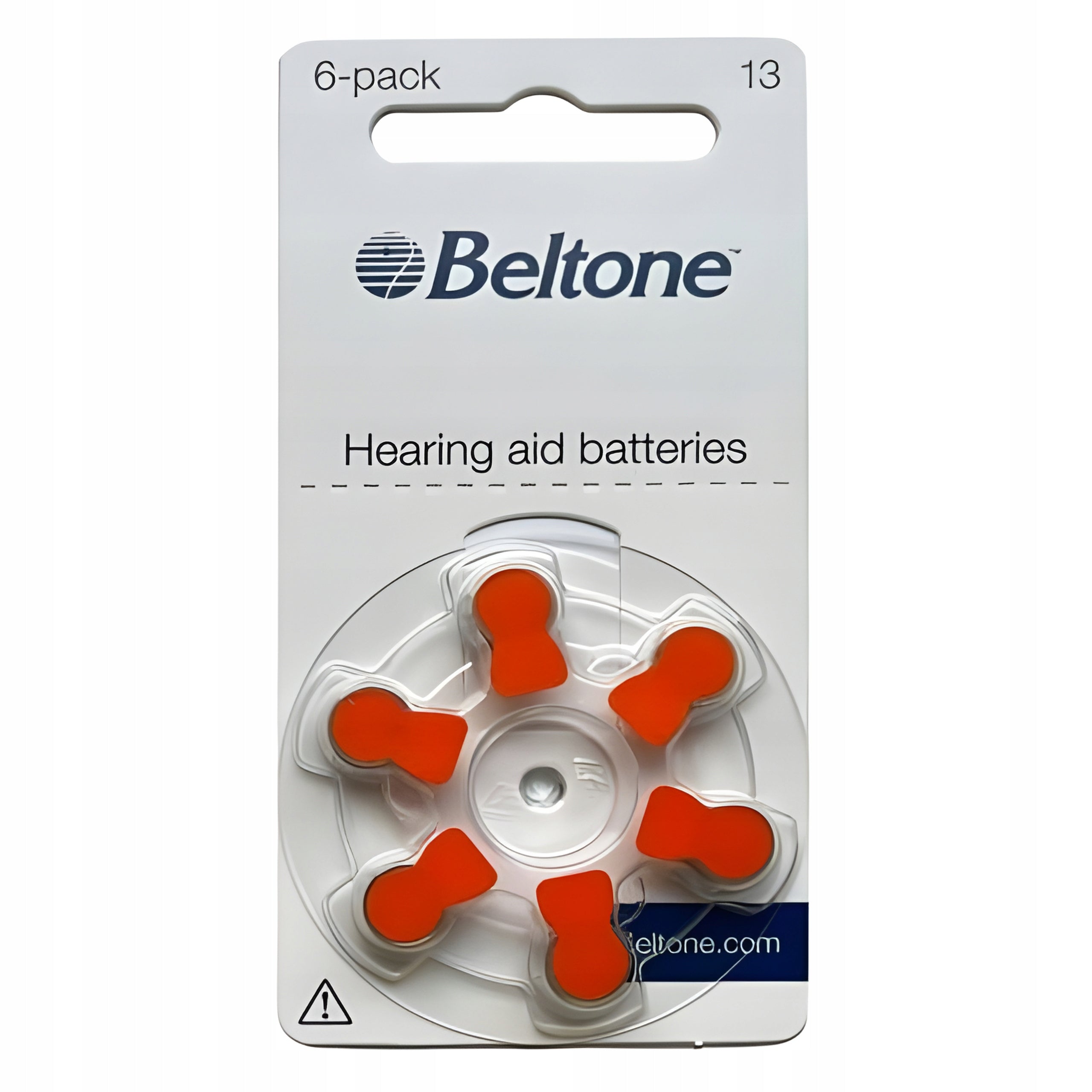 Beltone 13 Hearing Aid Batteries - 1 Leaf (6 Pieces Battery)