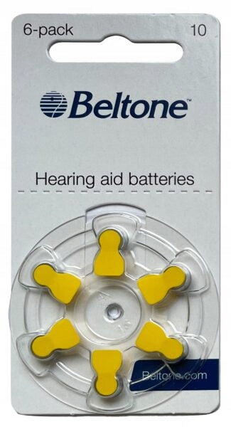 Beltone Hearing Aid Batteries 10 - 5 Leaves (30 Pieces Battery) Medical device no
