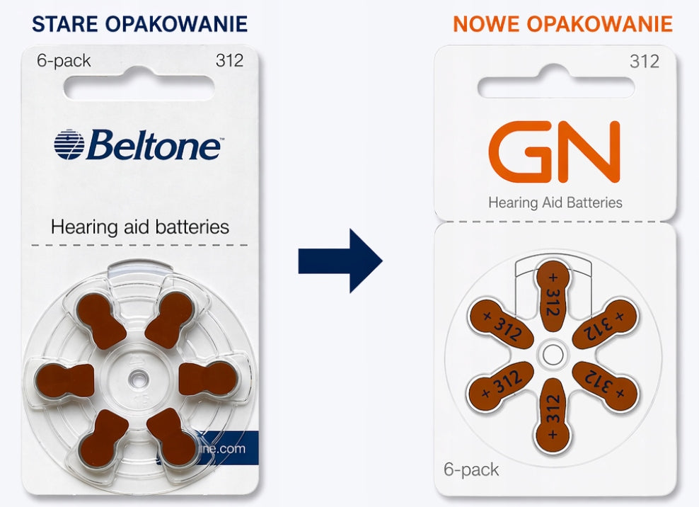 Beltone Hearing Aid Batteries 13 - 5 Leaves (30 Pieces Battery) Medical device no