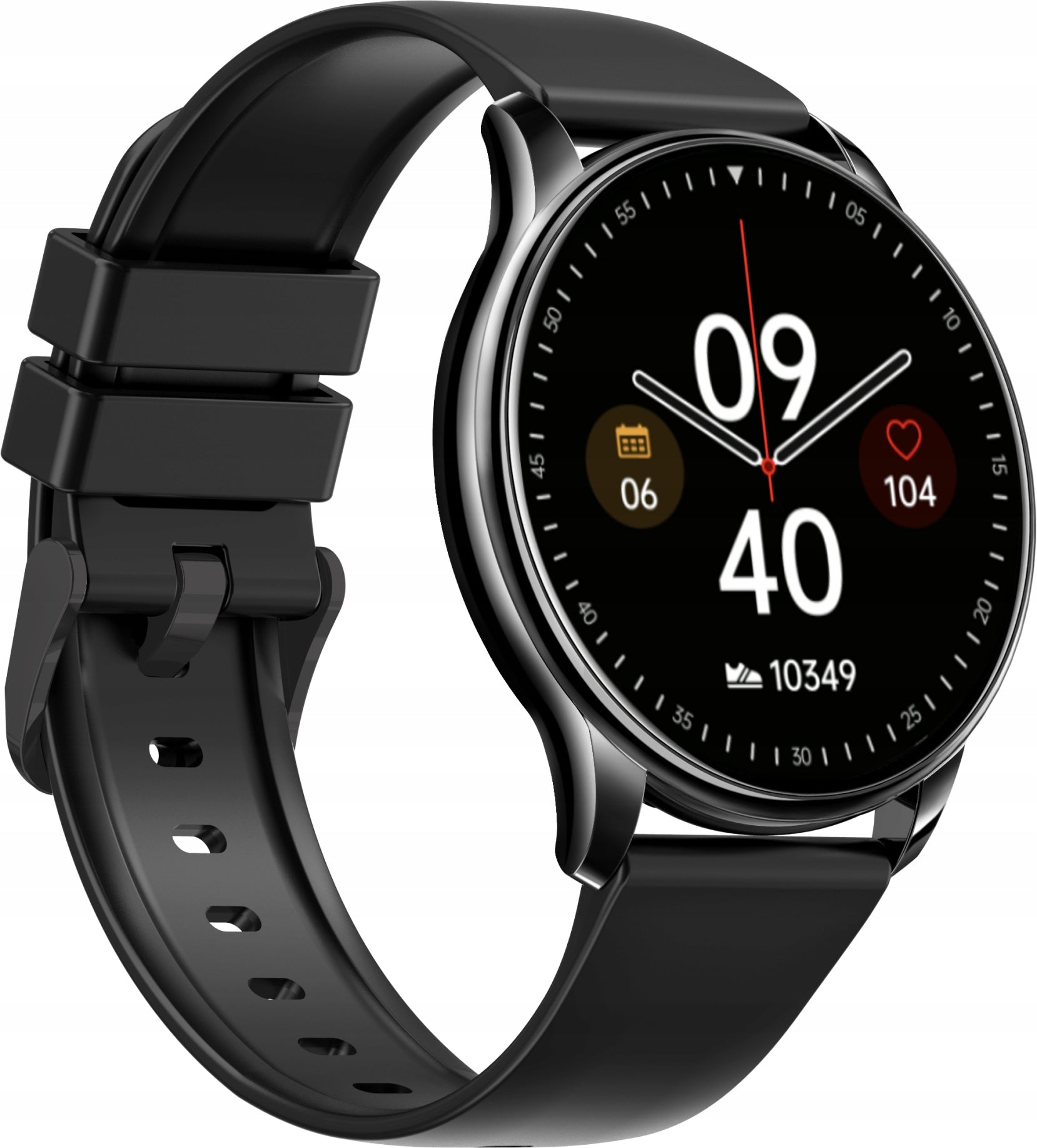 Bemi VERFIT Smartwatch Bluetooth 5.0 1.32″ 360x360 Black 190mAh Heart Rate Monitor