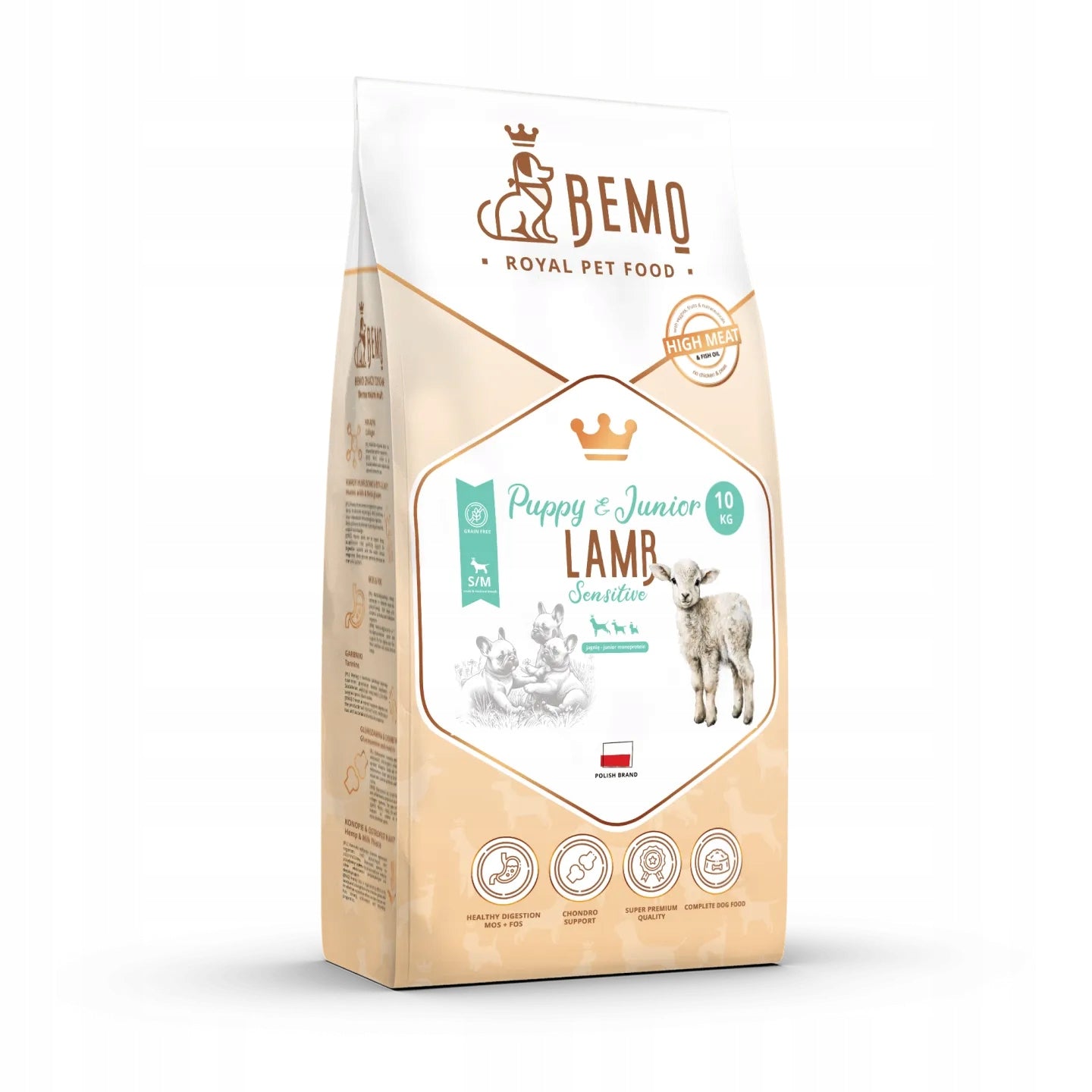 Bemo Puppy Junior Sensitive Lamb Hypoallergenic Small Breed Puppies 10 kg
