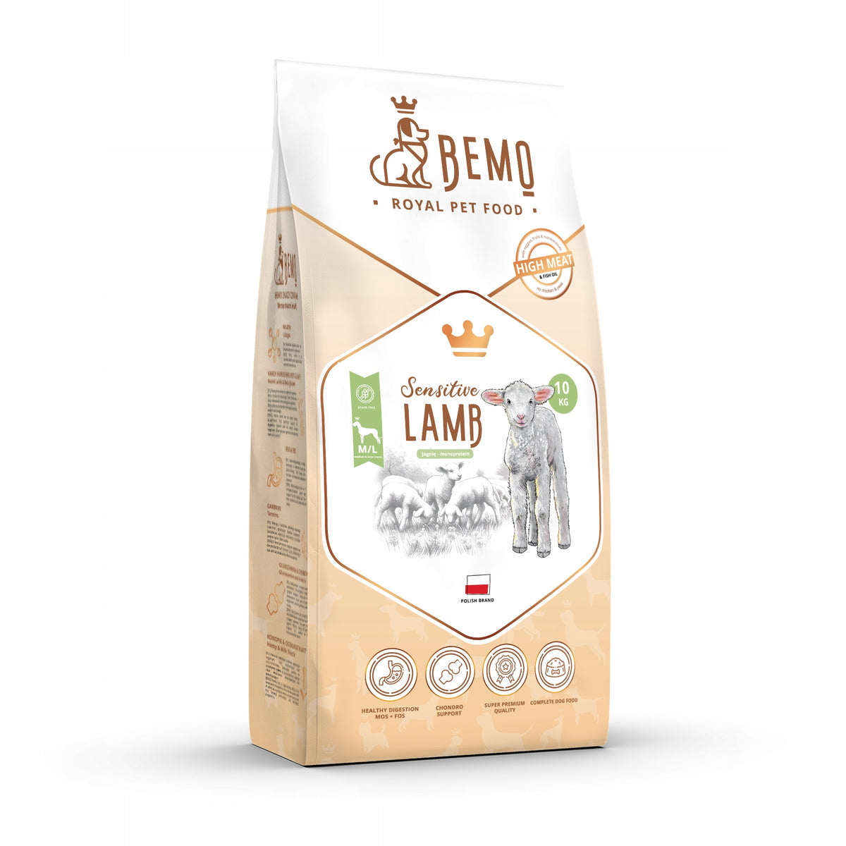 Bemo Sensitive Adult M/L Lamb Monoprotein Hypoallergenic 10kg Manufacturer code 5904966790676