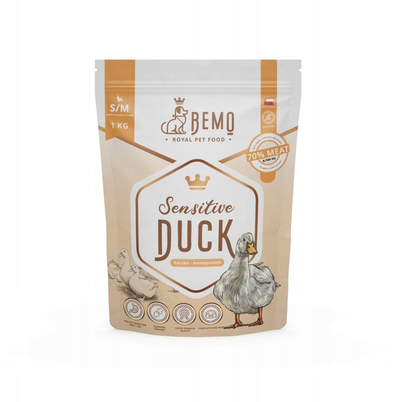 Bemo Sensitive Adult S/M Duck Monoprotein Hypoallergenic 10kg Manufacturer code 5904966790690