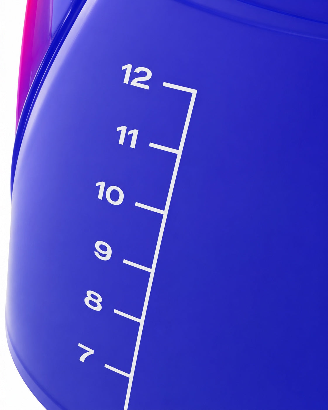 BenBow WASH, transparent 20 L bucket with blue separator Manufacturer Benbow