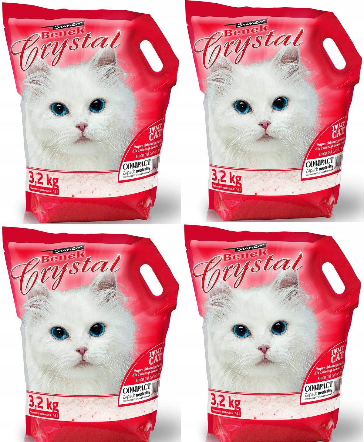 Benek Crystal Compact 4x7,6L Stardust for Cat
