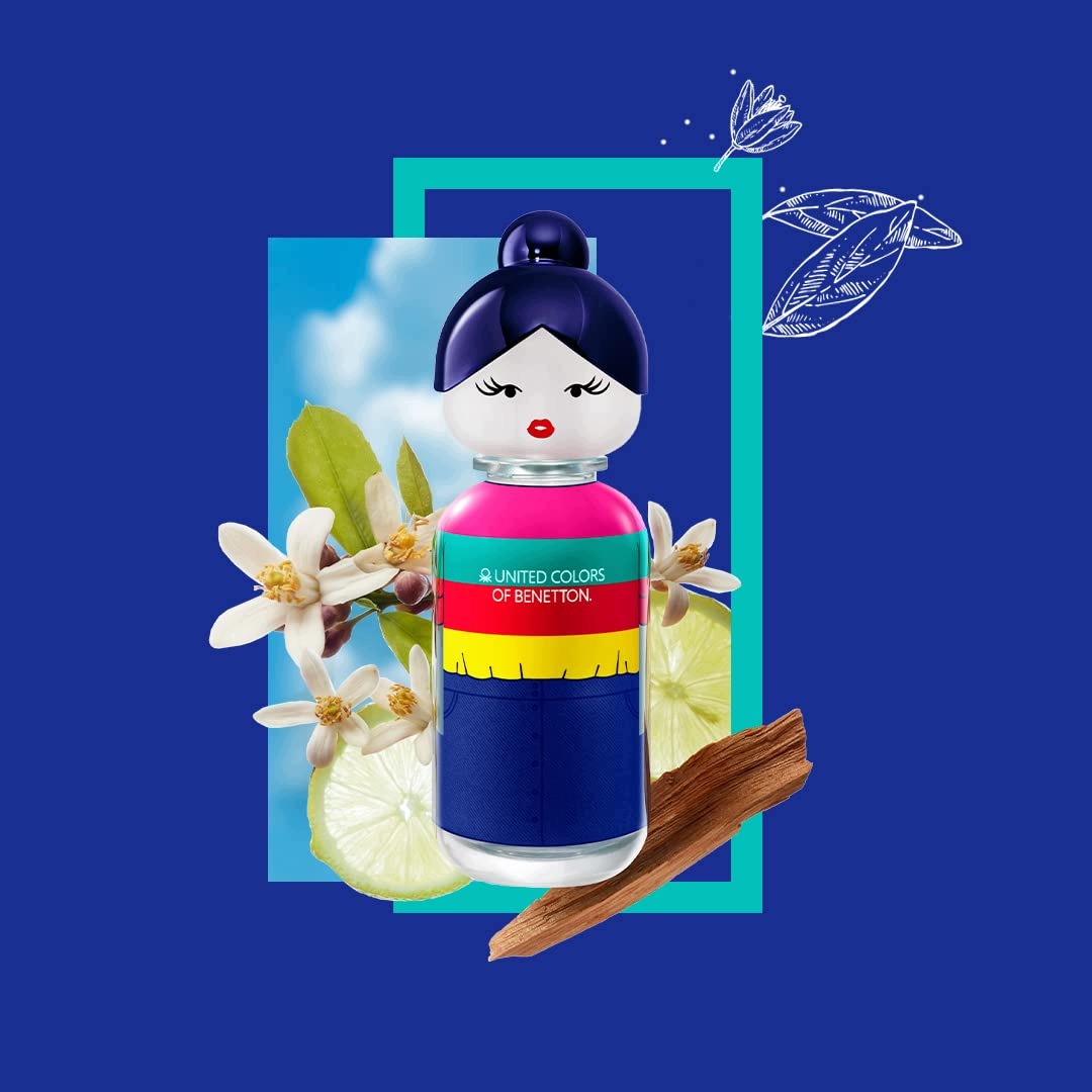 Benetton Sisterland Blue Neroli Edt 80 ml – květinově citrusová vůně Brand Benetton