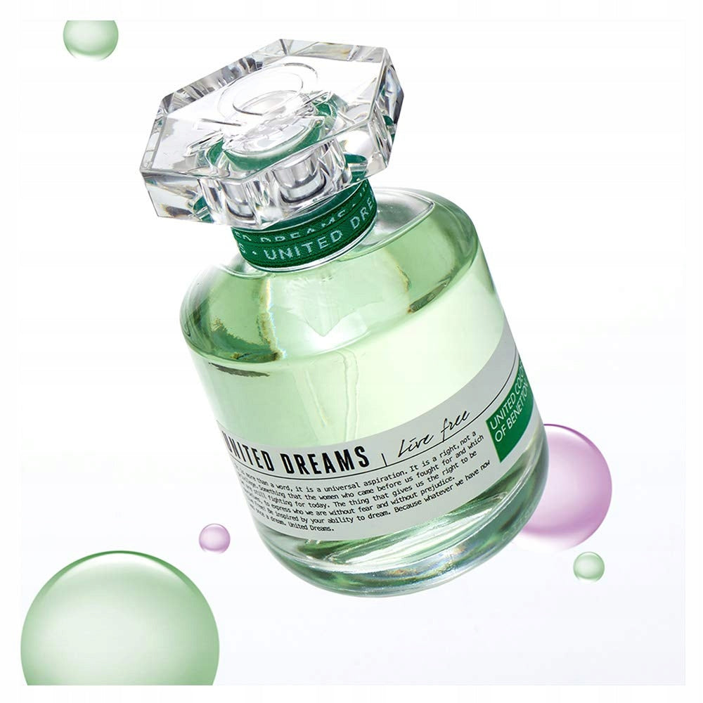 Benetton United Dreams for her Live Free toaletní voda pro ženy 80 ml Brand Benetton