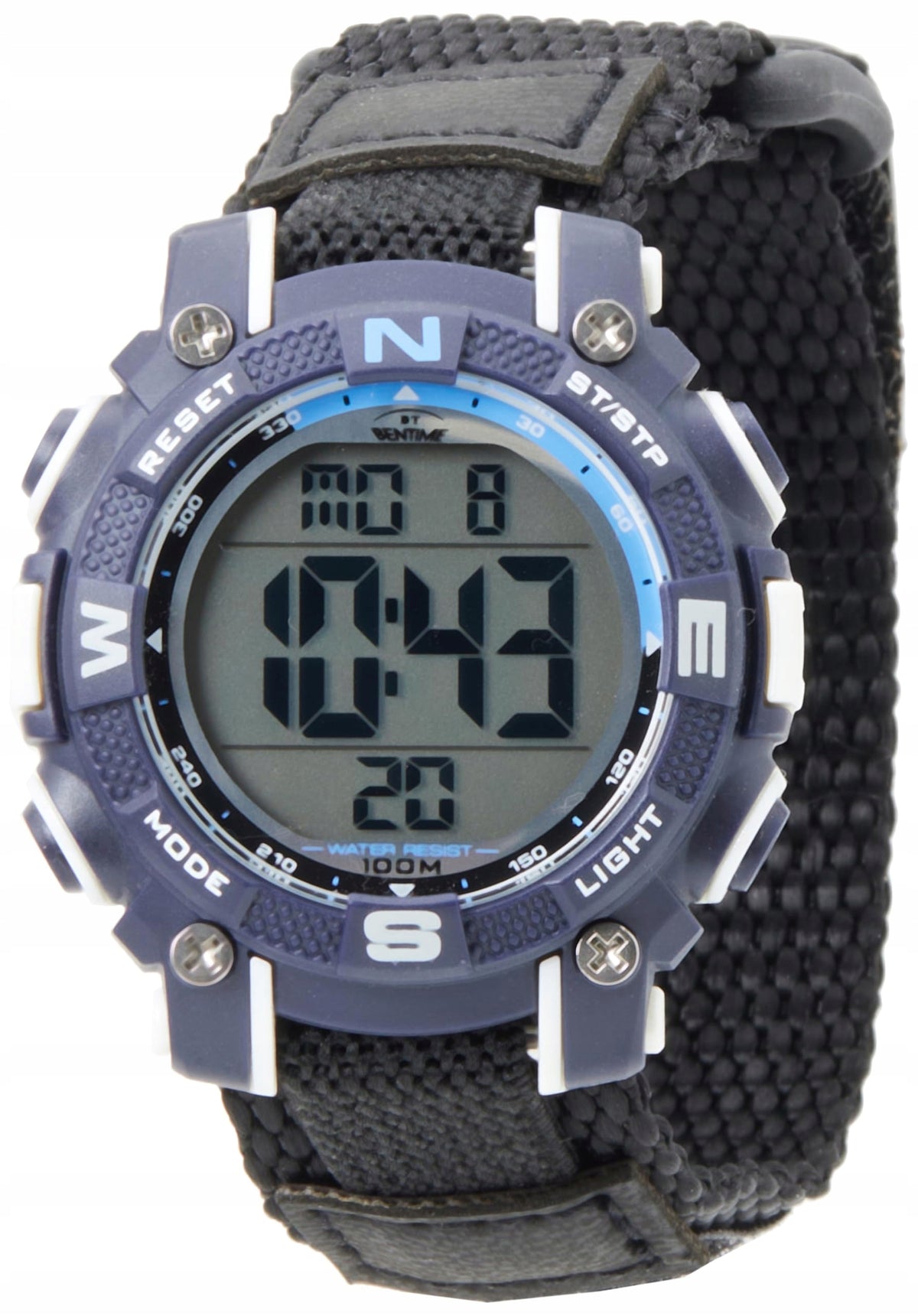Bentime Analog Digital hBE1317, Silver