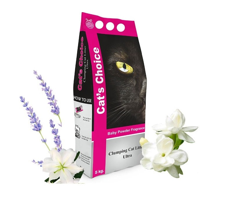 Bentonite Cat Litter Baby Powder Indian Cat Litter 5L Clumping