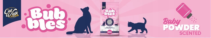 Bentonite Cat Litter Catwalk Bubbles POWDER SCENT 20L Brand CatWalk