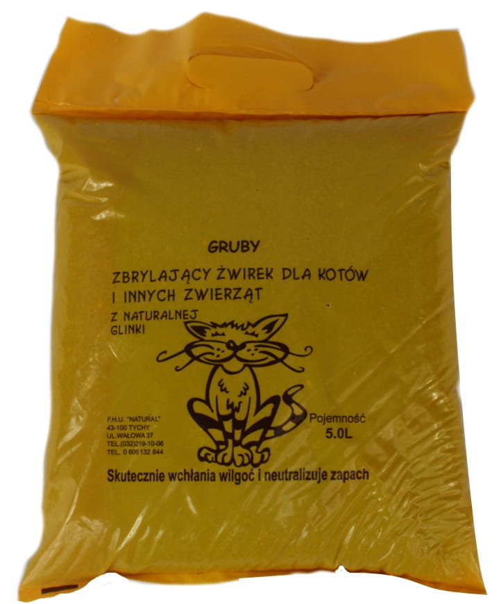 Bentonite Litter THICK 5L for Cat for Litter Box
