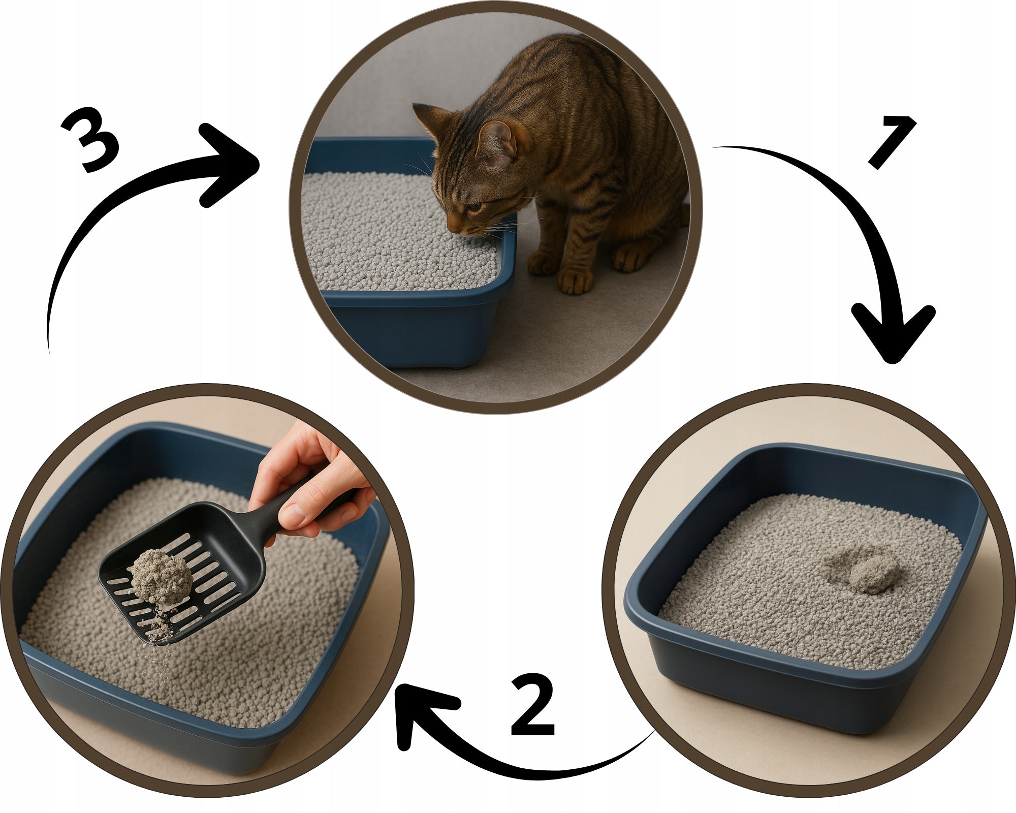 Bentonite Litter for Cat Benek Canadian Baby Powder 25L Dusted Fine Manufacturer code 5905397024750