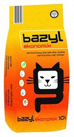 Bentonite litter for cats Bazyl Clumping economist 10L Manufacturer code 5902020577508