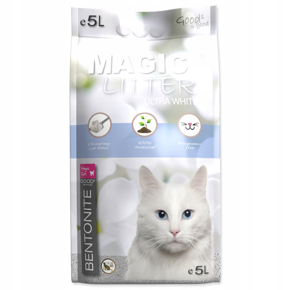 Bentonitový stelivo Magic Cat 5 l