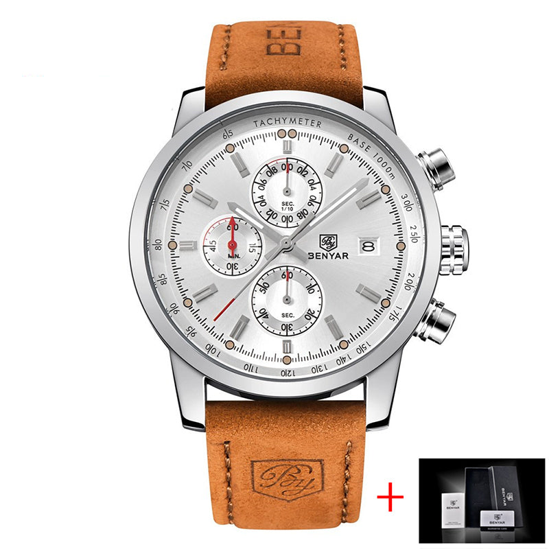 Benyar Classic Men's Watch Chronograph Box Manufacturer code BY5102