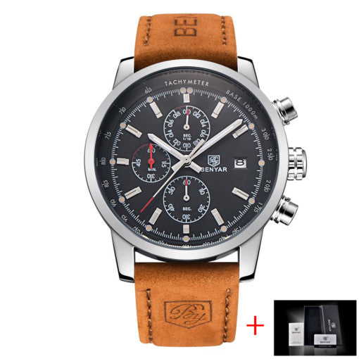 Benyar Classic Men's Watch Chronograph Box