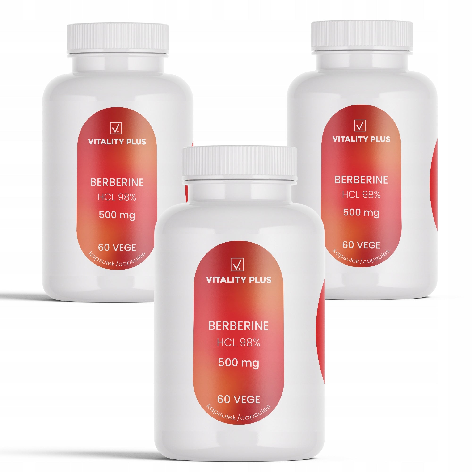 Berberine HCL 98% Extract 500mg Set - METABOLISM DIABETES WEIGHT LOSS