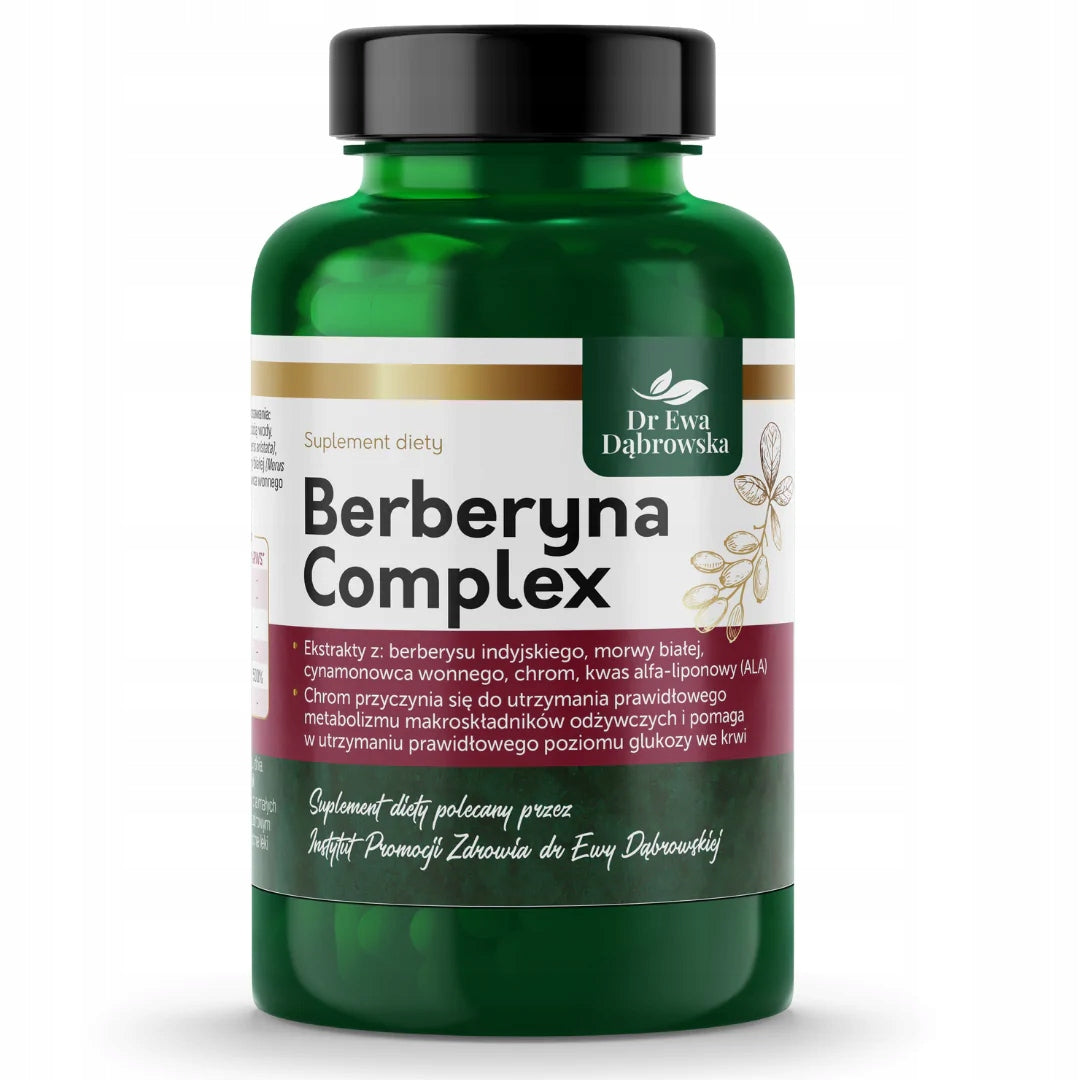 Berberyna Complex Dr Ewa Dąbrowska 60 caps. METABOLISM SLIMMING DIABETES
