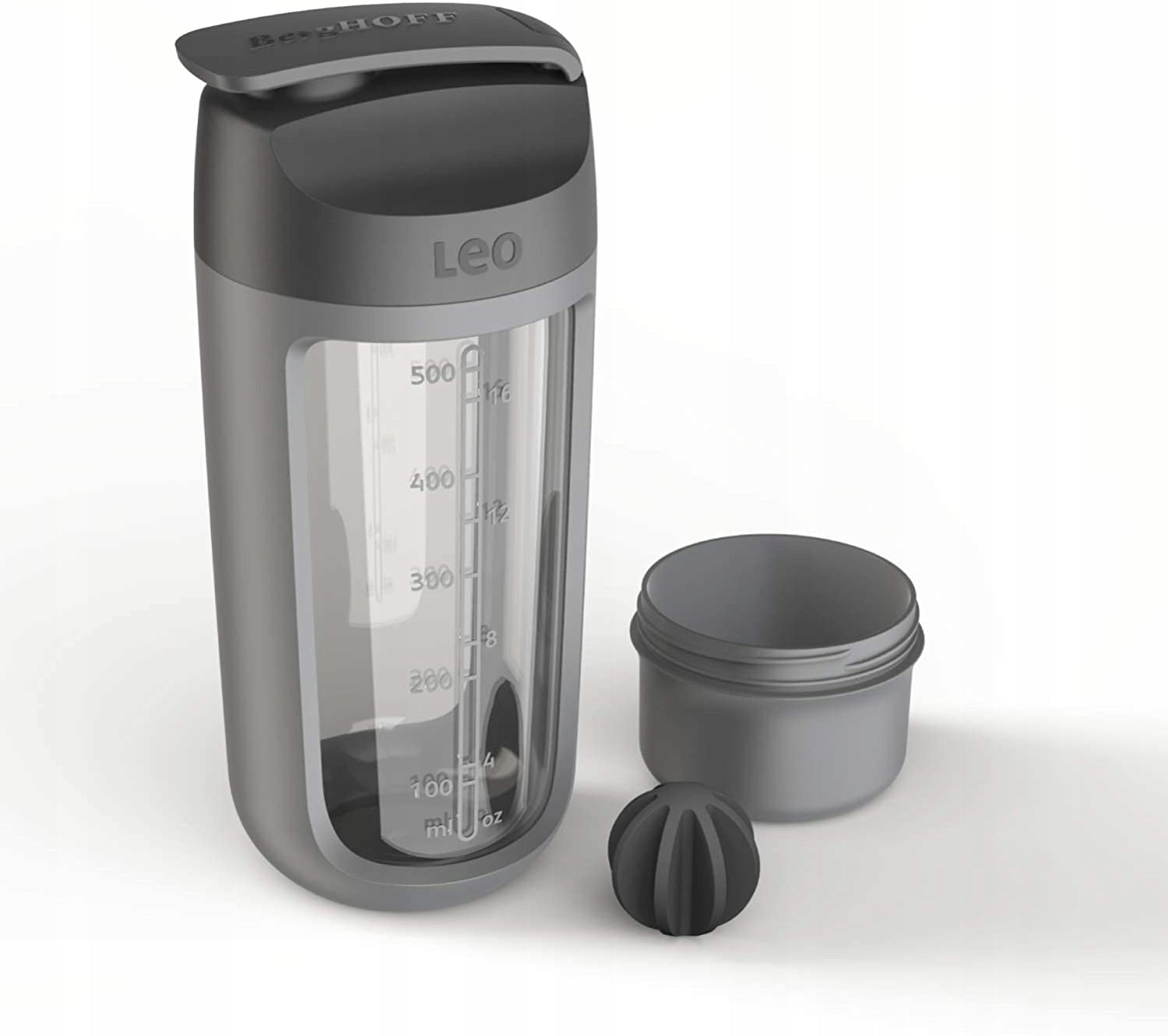 BergHOFF AIRTIGHT SHAKER FOR CONDITIONERS SHAKER FOR TRAINING FOR SCHOOL LEO 500 ml Model Leo