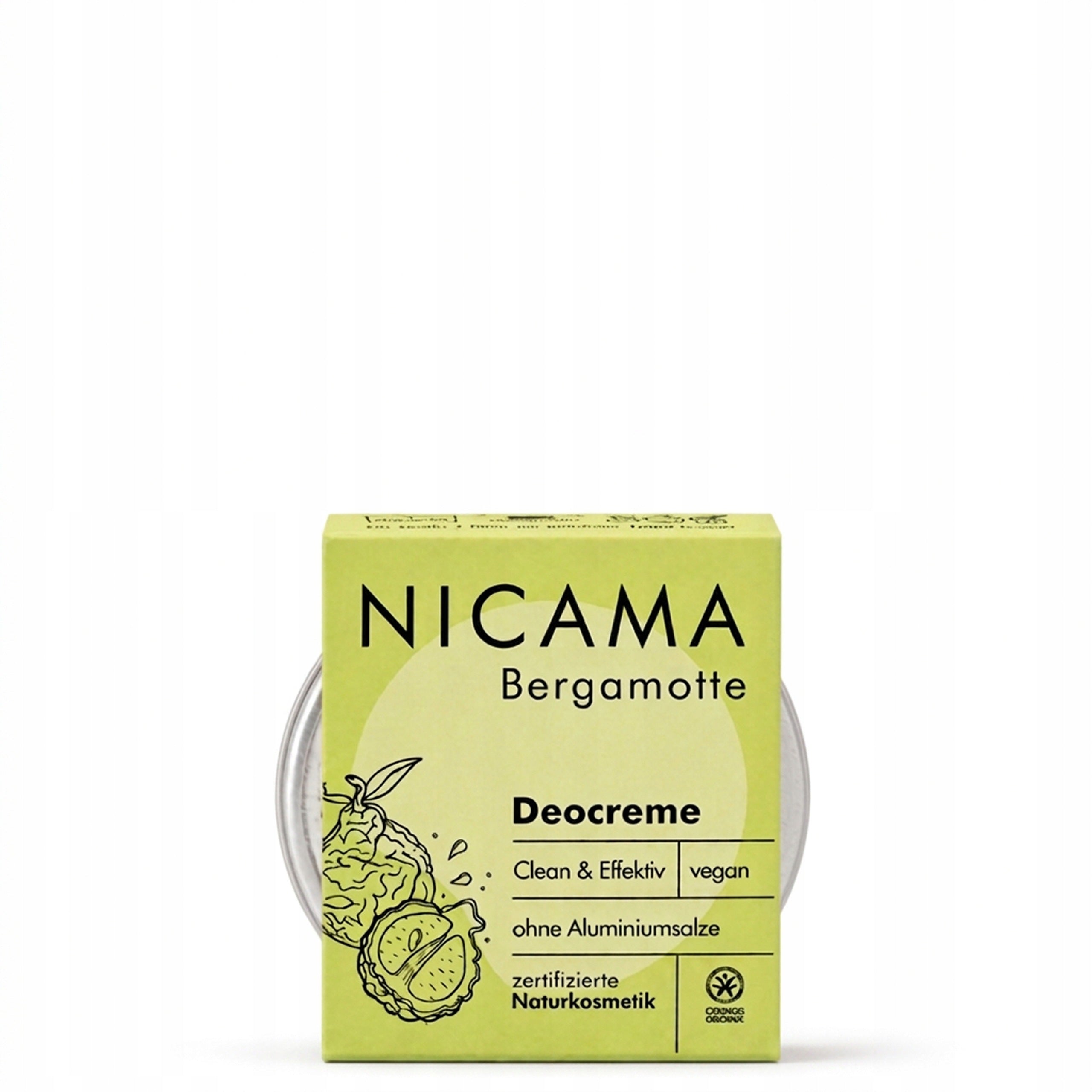 Bergamot deodorant cream – Nicama – 45 g