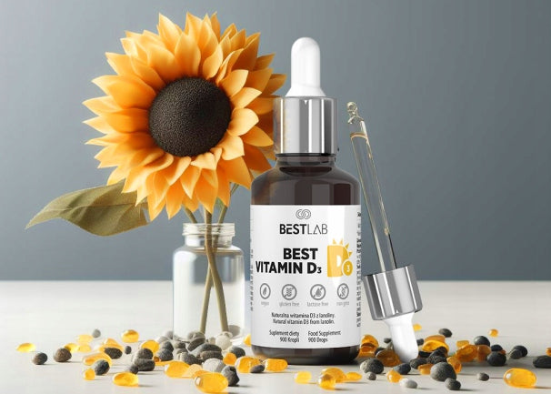 Best Lab Best Vitamin D3 Vitamin D3 drops support the immune system Packaging status original