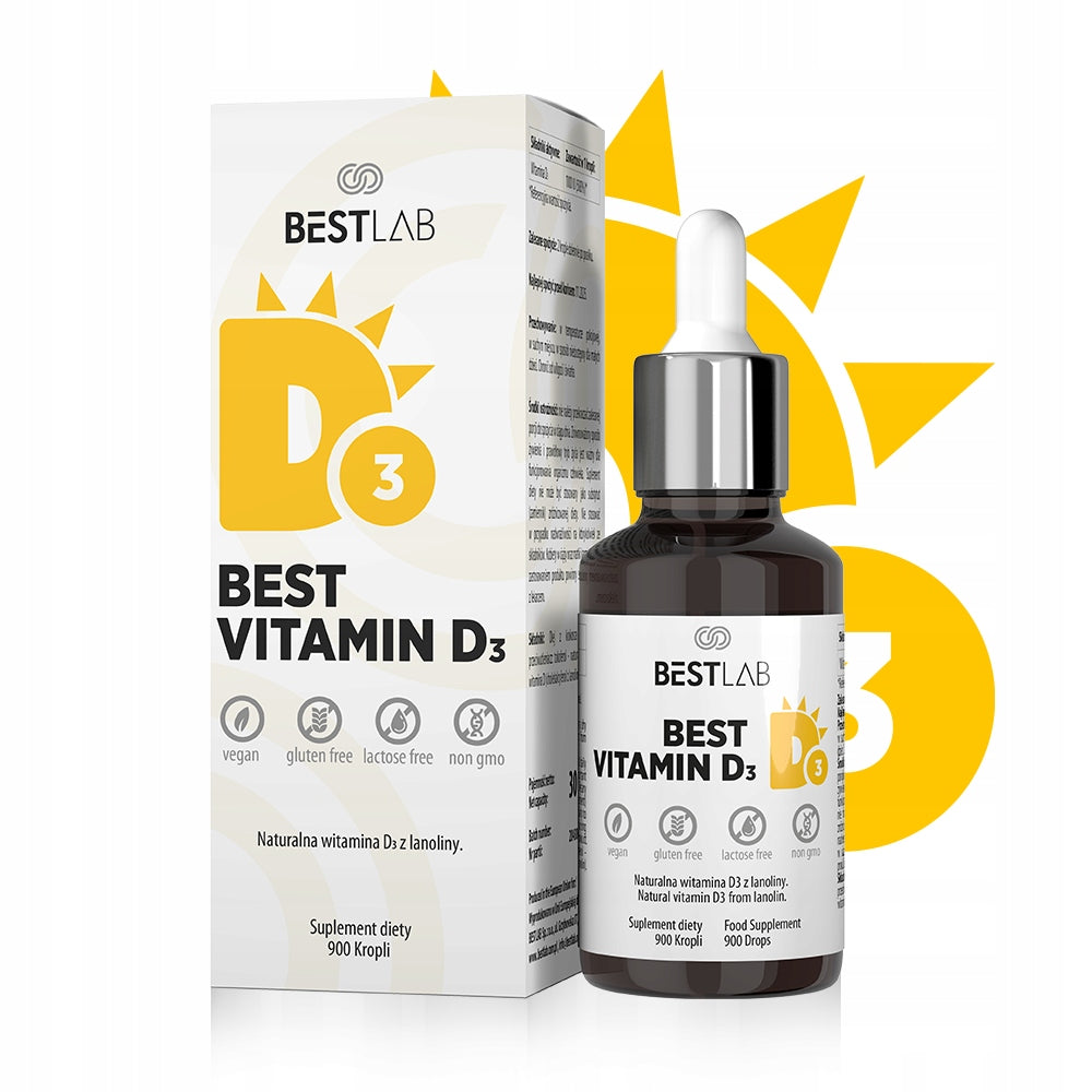 Best Lab Best Vitamin D3 Vitamin D3 drops support the immune system