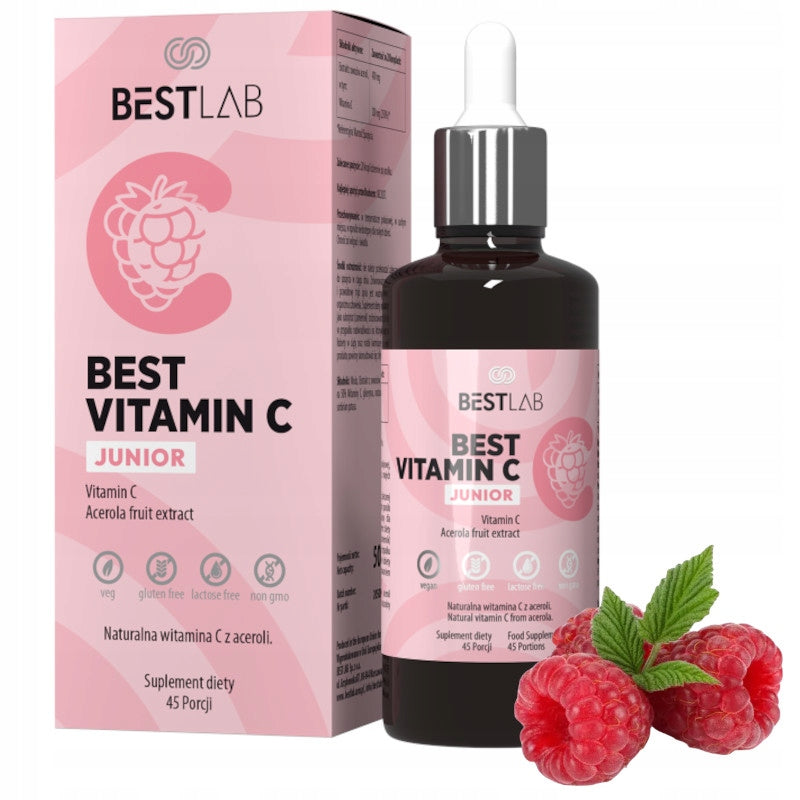 Best Vitamin C junior With Acerola from 6 months of age Best Lab 50ml