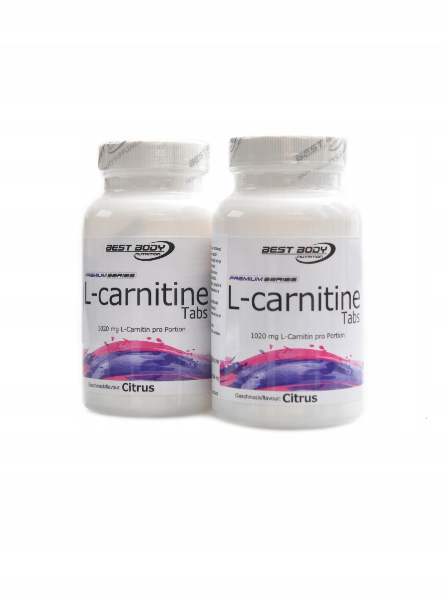 Best body nutrition L-Carnitin citrus tabs 2 x 60 tablet DUOPACK