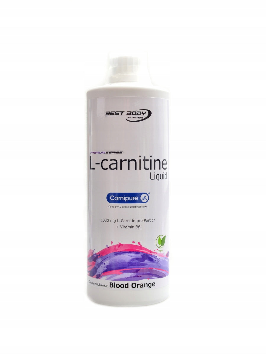 Best body nutrition L-Carnitine liquid 1000 ml krvavý pomeranč