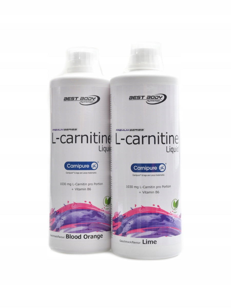 Best body nutrition L-Carnitine liquid 2 x 1000 ml limeta DUOPACK